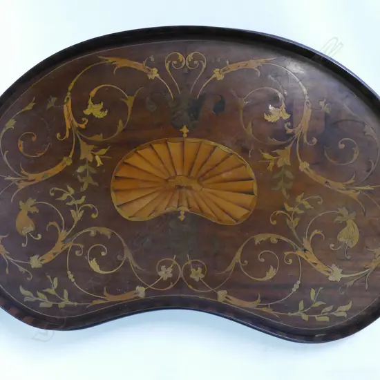 An Edwardian Sheraton Revival tray