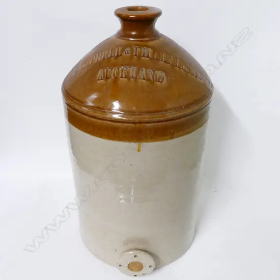 A London stoneware two gallon keg