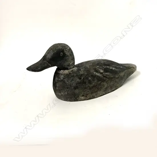 A c.1940s 13½" spoonbill wooden decoy duck