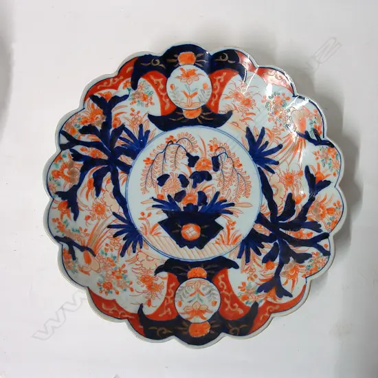 An old Japanese Imari charger
