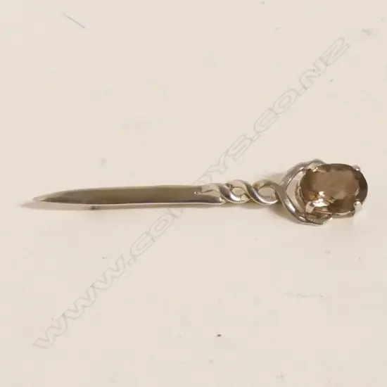 A Scottish silver sword brooch