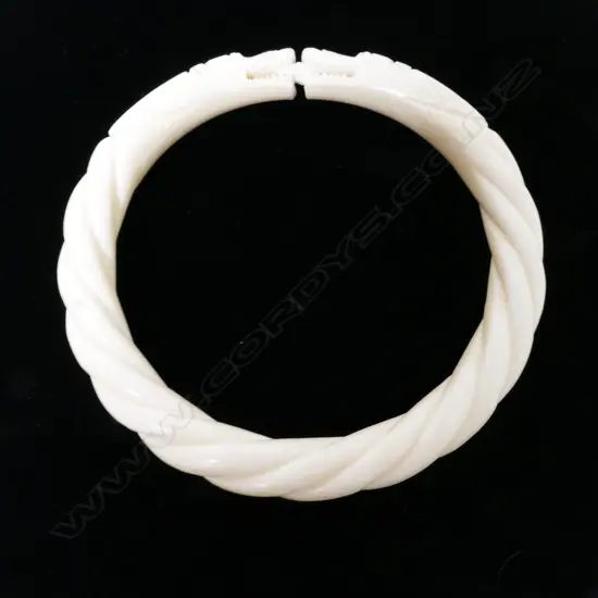 A vintage ivory bangle