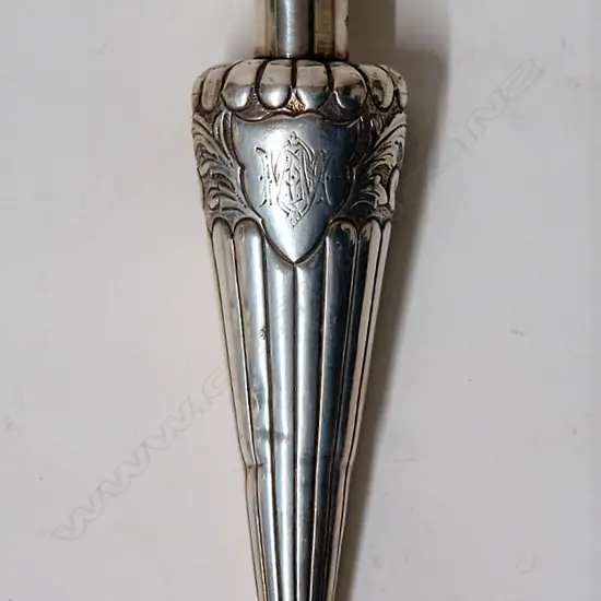 A Victorian silver scent bottle