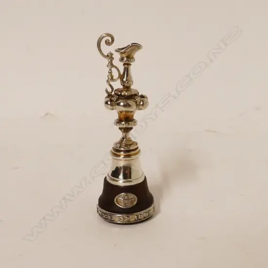 A .925 standard silver miniature America's Cup