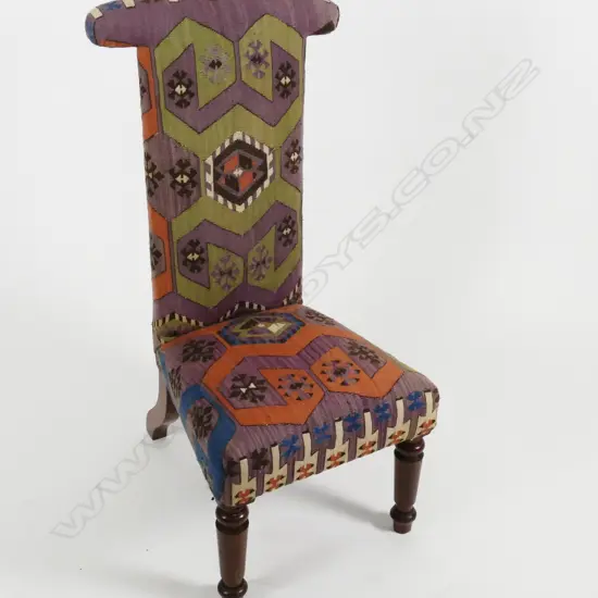 A 19thC prieu-dieu chair