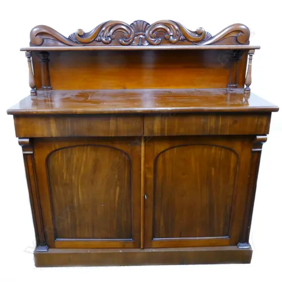 A Victorian mahogany sideboard