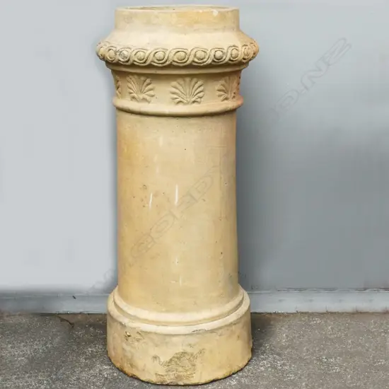 An old terracotta chimney pot